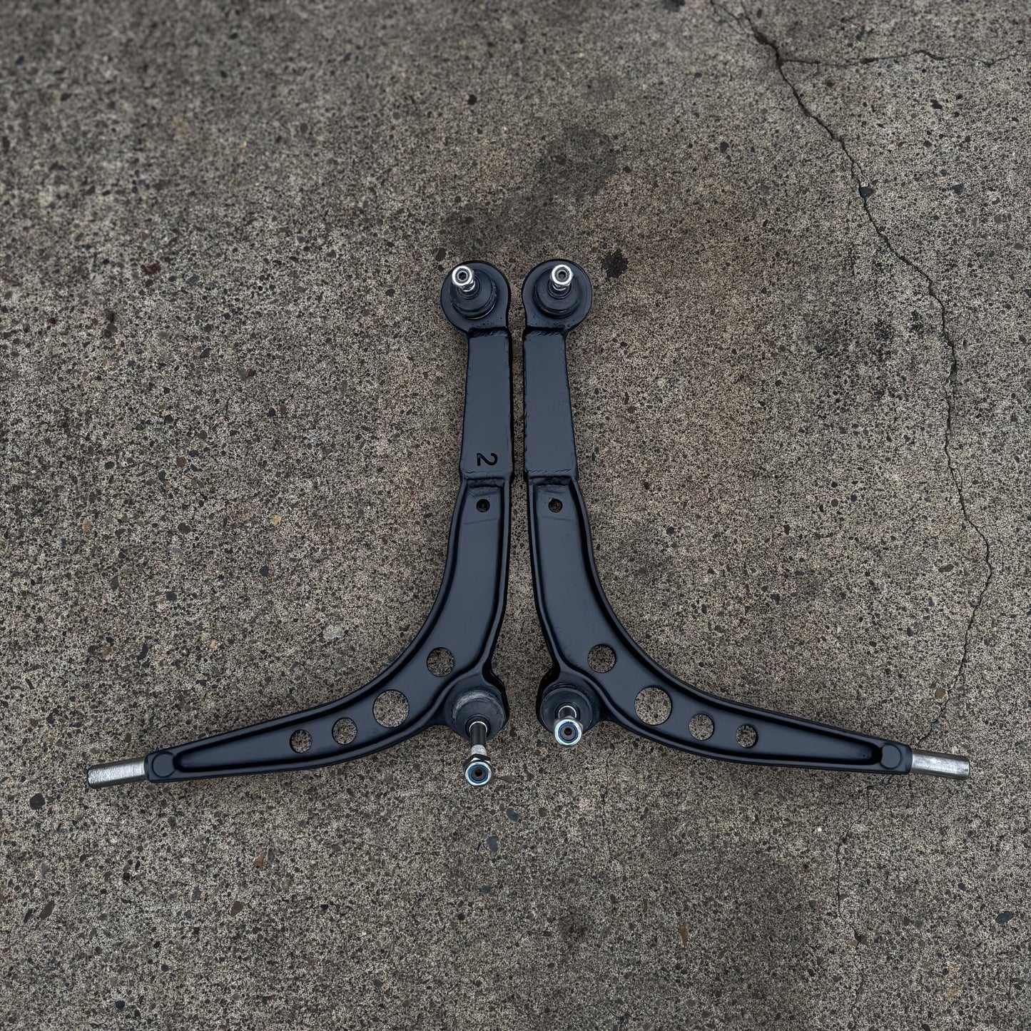 Extended E36 Lower Control Arms 2"